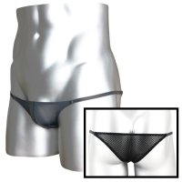 Men's Mesh Utral Mini Bikini / Black