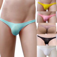 Men's Mesh Thong Second Skin Fabric Thong