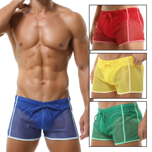 Photo1: Seobean Mesh Trunks Shorts/Short Pants