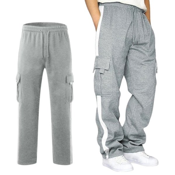 Photo1: Men's Sweat Pants Sports Wear Room Wear