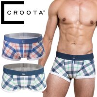 [Croota] TARTAN CRISS CROSS Boxer Brief