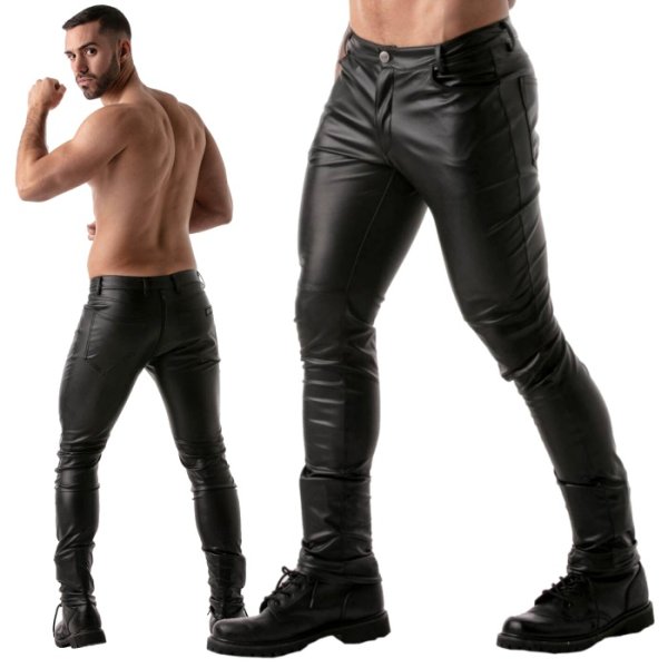Photo8: FETISH FULL ZIP PANTS BLACK