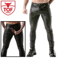 FETISH FULL ZIP PANTS BLACK