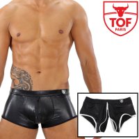 [TOF Paris] FETISH FULL-ZIP BOXERS Black