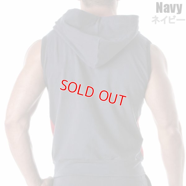 Photo11: [TOF Paris] ZIPPED SLEEVELESS HOODIE