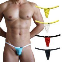 U.M. Men's Two-color Mesh Ultra Tiny Thong