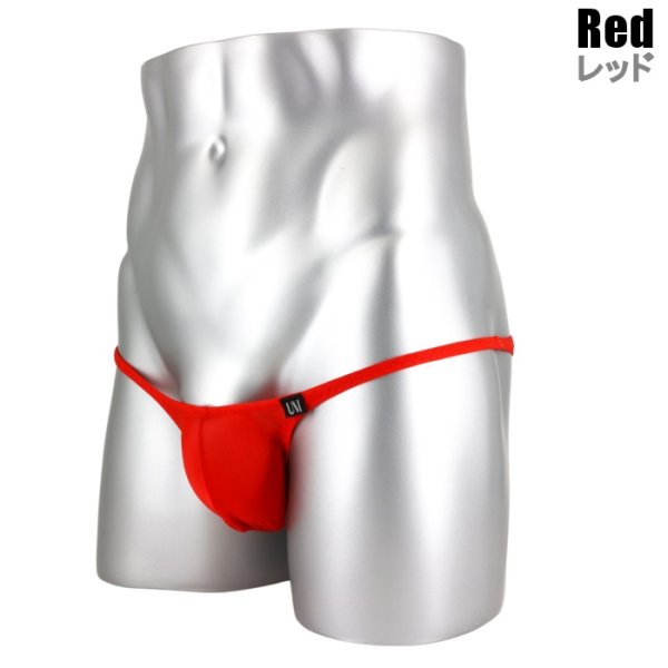 Photo12: U.M. Men's Ultra Tiny Animal Pattern & Mesh Fabric Bikini Under Moon