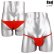 Photo13: U.M. Men's Ultra Tiny Animal Pattern & Mesh Fabric Bikini