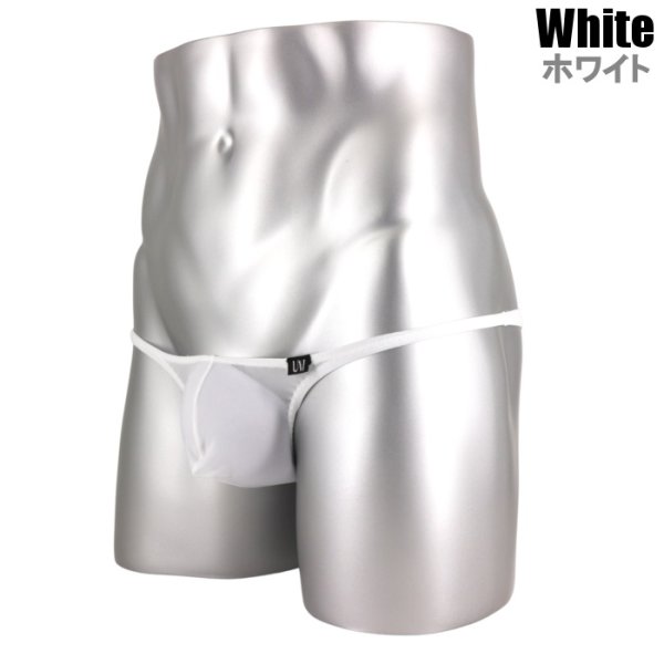 Photo19: U.M. Men's Ultra Tiny Animal Pattern & Mesh Fabric Bikini Under Moon