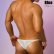 Photo8: U.M. Men's Ultra Tiny Mesh Bikini with Gathered Back