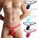 Photo1: Men's 3D Pouch Tiny Thong (1)