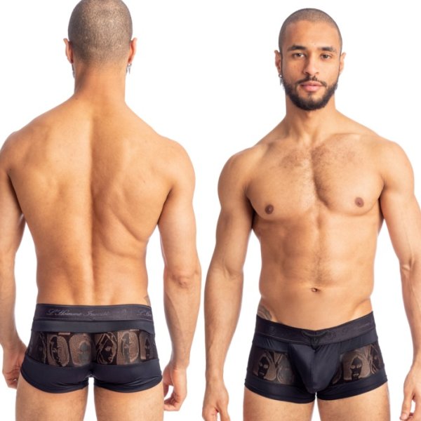 Photo2: [L'Homme Invisible] Picasso Black - V Boxer Push-Up