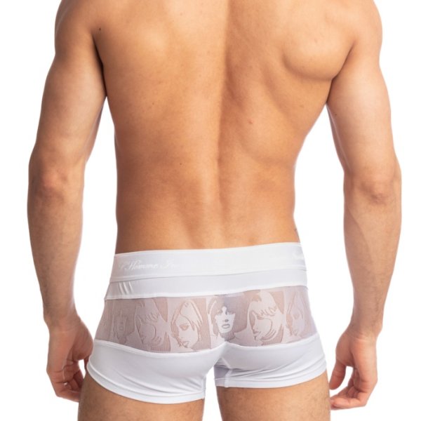 Photo5: [L'Homme Invisible] Picasso White - V Boxer Push-Up