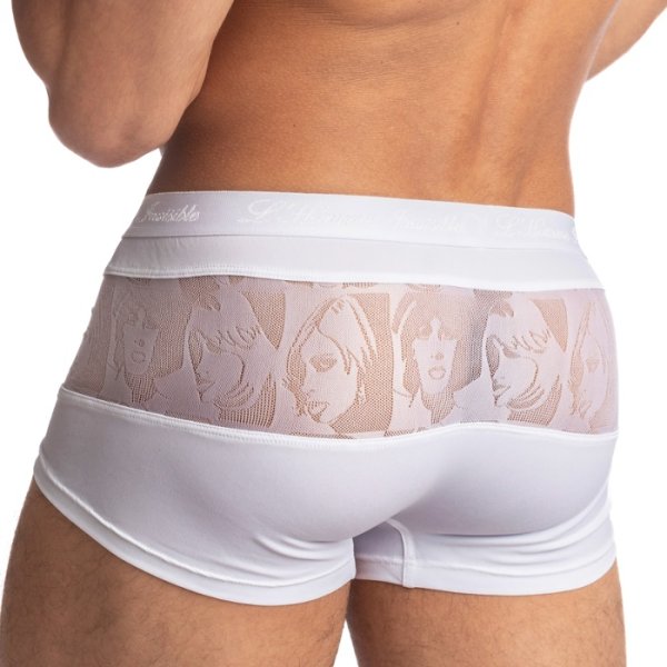 Photo7: [L'Homme Invisible] Picasso White - V Boxer Push-Up