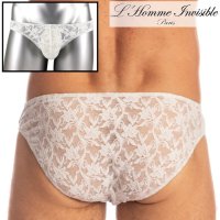 [L'Homme Invisible] White Lotus - Mini Briefs