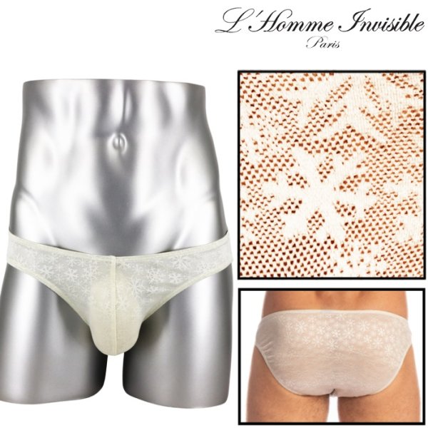 Photo1: [L'Homme Invisible] Snowflake - Mini Briefs