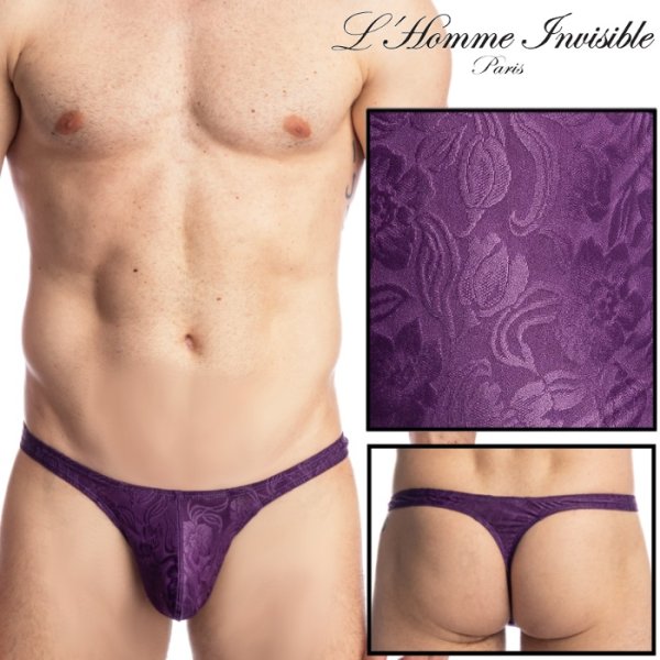 Photo1: [L'Homme Invisible] Heliotrope - Thong Bikini