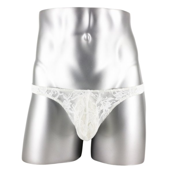 Photo4: [L'Homme Invisible] White Lotus - Bikini Thong