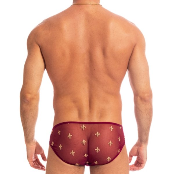 Photo3: [L'Homme Invisible] Charlemagne Red - Mini Briefs