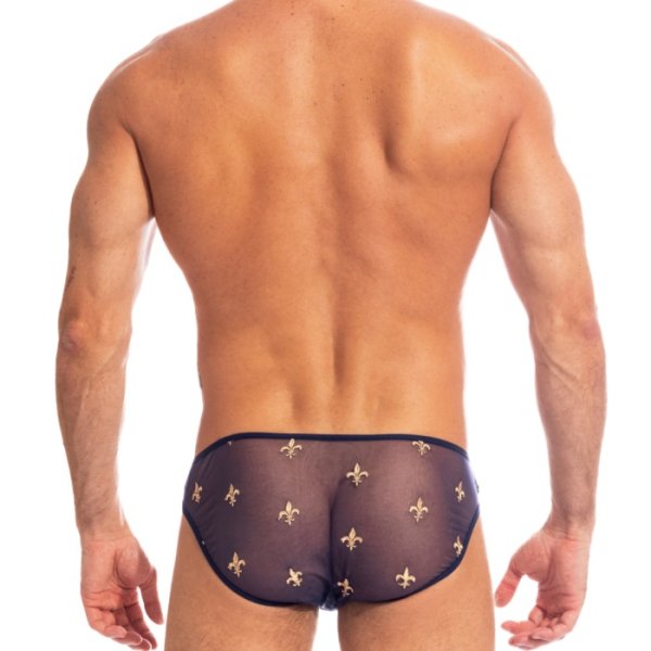 Photo2: [L'Homme Invisible] Charlemagne Navy - Mini Briefs