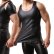 Photo3: Men's Faux Leather Tanktop