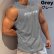 Photo4: Men's Tanktop Workout Sports wear Sleevless shirt