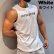 Photo7: Men's Tanktop Workout Sports wear Sleevless shirt