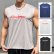 Photo1: Men's Tanktop Workout Sports wear Sleevless shirt (1)