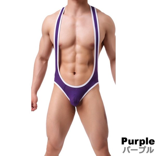 Photo8: Men's Mesh Fabric Singlet
