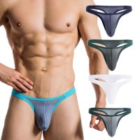 Men's Bi-Color Piaping Thong