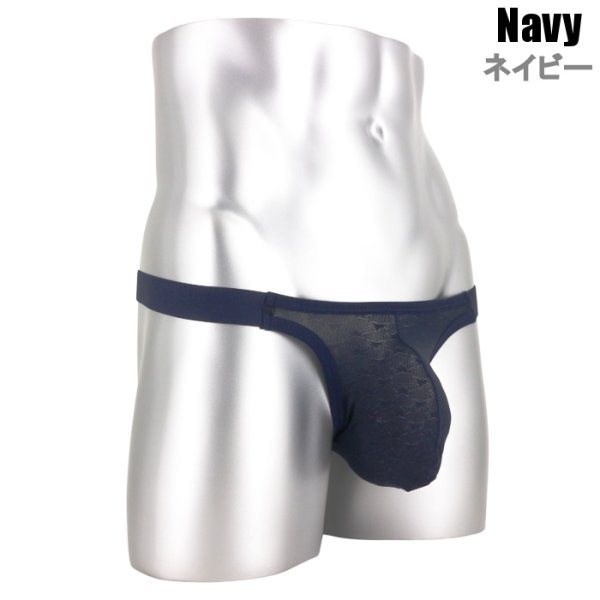 Photo11: Men's Bi-Color Piaping Thong