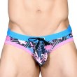 Photo7: [Andrew Christian] Men's Swimwear Neon Palms Bikini (7)