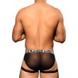 Photo6: [Andrew Christian] UNLEASHED Garter Mesh Brief w/ ALMOST NAKED (6)