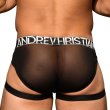 Photo7: [Andrew Christian] UNLEASHED Garter Mesh Brief w/ ALMOST NAKED (7)