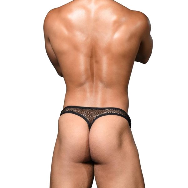 Photo4: [Andrew Christian] Seductive Lace Ring Thong w/ ALMOST NAKED (4)