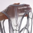 Photo10: Men's Mesh See-through Fabric O-back Singlet (10)