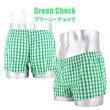 Photo6: D.M. Men's Check/Stripe Trunks Underwear (6)