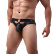 Photo3: Jockstrap Men's Ring Fake Leather Jockstrap (3)