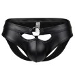 Photo7: Jockstrap Men's Ring Fake Leather Jockstrap (7)