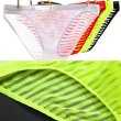 Photo20: Men's Bikini Stripe Mesh See Through Bikini (20)