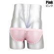 Photo11: Men's Bikini Stripe Mesh See Through Bikini (11)