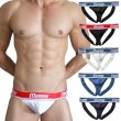 Photo1: [Menmono] Sporty Cotton Jockstrap (1)