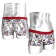 Photo7: [L'Homme Invisible] Men's Lace Boxer Brief Fleurs de Peau (7)