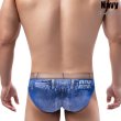 Photo9: Men's Bikini Brief Demin Printing Bikini Brief (9)