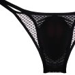 Photo6: Men's Mesh Utral Mini Bikini / Black (6)