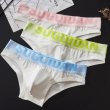 Photo2: Men's Pastel Colors Cotton Brief (2)