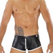 Photo2: [TOF Paris] FETISH FULL-ZIP BOXERS Black/White (2)