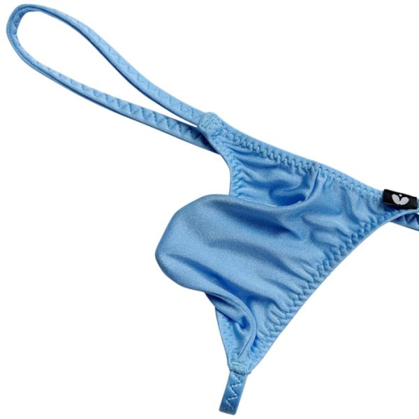 Photo15: Men's 3D Pouch Tiny Thong Under Moon (15)