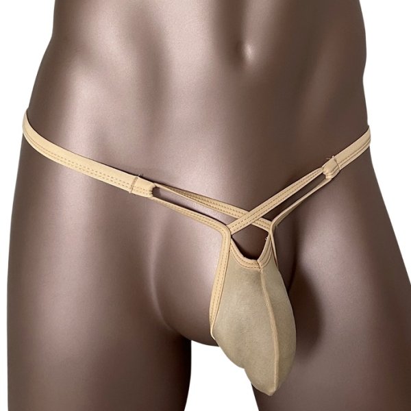 Photo13: Men's 3D Pouch Tiny Thong Under Moon (13)