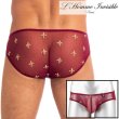 Photo1: [L'Homme Invisible] Charlemagne Red - Mini Briefs (1)